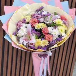 Bouqet flower rose dawde