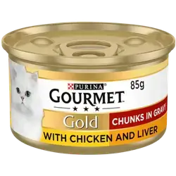 Purina Gourmet Gold Chicken & Liver Flavour 85g