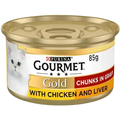 Purina Gourmet Gold Chicken & Liver Flavour 85g