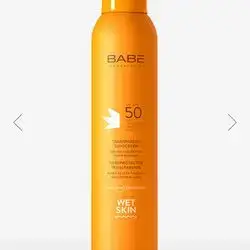 BABE Transparent Sunscreen Wet Skin SPF 50