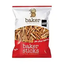 Baker Pretzels Salted Sticks Crackers 200 Gm