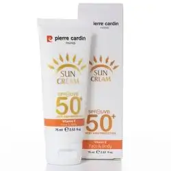 Pierre Cardin Spf 50 Face and Body Sun Cream Very High Protection for Normal and Dry Skin - 75 ml