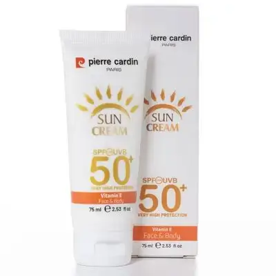 Pierre Cardin Spf 50 Face and Body Sun Cream Very High Protection for Normal and Dry Skin - 75 ml