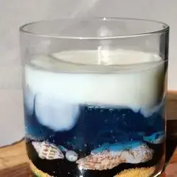 Large Marine Scented Gel Candles
