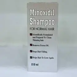 Minoxidil shampoo for normal hair