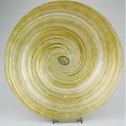 Golden And White Mansaf Plate 40 Cm