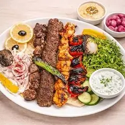 Mixed Meal (2 Tikka Skewers)