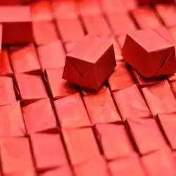 Belgian Chocolate Red Square Shape