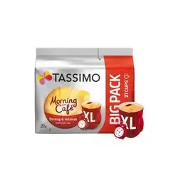 TASSIMO Morning Café XL Strong & Intense – 21 Capsules