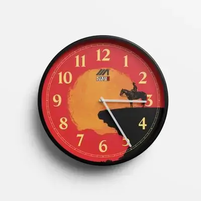 Gaming Wall Clock Read Dead II