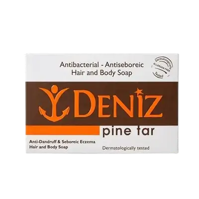 Pine Tar Anti-Dandruff & Seboreic Eczema Soap 90g _ DENIZ