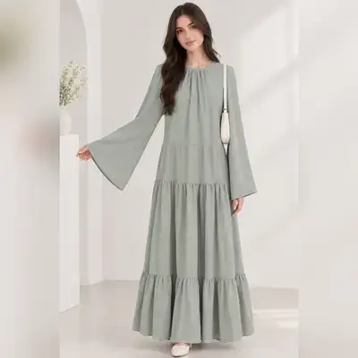 SHEIN Women’s Solid Color Maxi Dress - Small