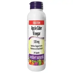 Apple Cider Vinegar 500Mg 90 Capsules Webber Naturals