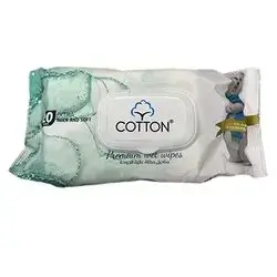 Cotton Deluxe Wet Wipe, 120 Wipes