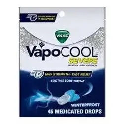 Vapocool Severe 45 Medicated Drops VICKS