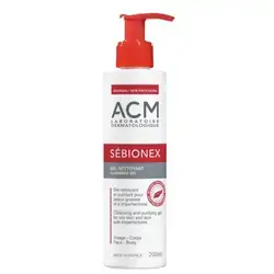 ACM Sebionex Cleansing Gel for Oily Skin - 200ml | اي سي ام غسول جل للبشرة الدهنية - 200 مل