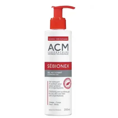 ACM Sebionex Cleansing Gel for Oily Skin - 200ml | اي سي ام غسول جل للبشرة الدهنية - 200 مل