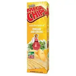 Mega Chips Vinegar & Herbs Potato Chips, 100g