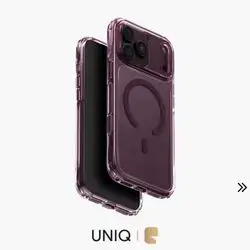 UNIQ LifePro Xtreme Hybrid MagClick Charging Case for iPhone 18 Pro Max AirLite™ Corner Protection & Magnetic Wireless Charging - Deep Burgundy