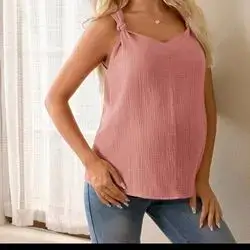 SHEIN Camisole With Bowknot Regular Fit Top