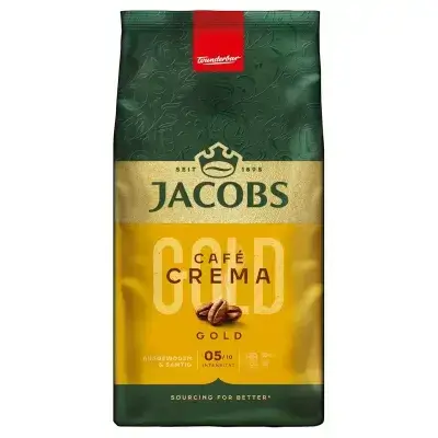 Jacobs Cafe Crema Gold Beans 1kg