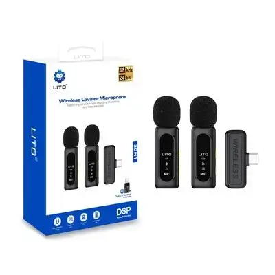 LITO LM02 Pro Wireless Lavalier Microphone System