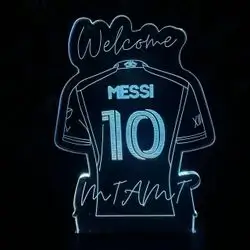 3D Led Light Messi 2 3D87
