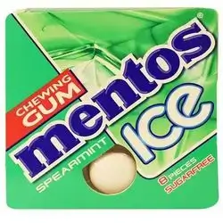 CHEWING GUM Mentos Ice SPEARMINT 8 PIECES SUGARFREE