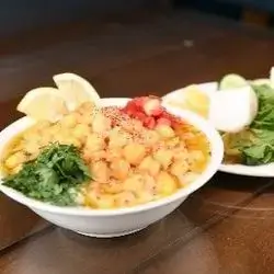 Chickpeas with Oil Plate