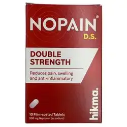 NOPAIN D.S double strength (naproxen 500 mg)hikma (10 tablet)