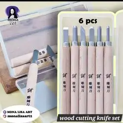 wood knife 6pcs