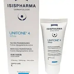 ISIS PHARMA Unitone 4 Whit Active depigmenting cream 30ml | ايزس فارما كريم ليلي للتصبغات - 30 مل