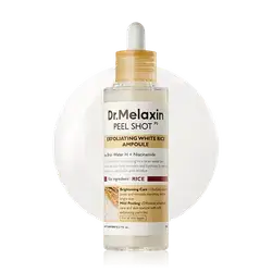 Peel Shot Exfoliating Rice Ampoule With Niacinamide 80ml _ Dr. Melaxin