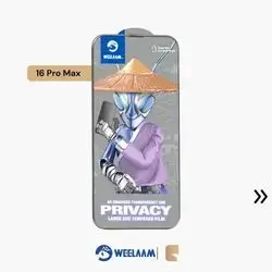 WEELAAM 25° Privacy & AR Enhanced Transparency Screen Protector for iPhone 16 Pro Max