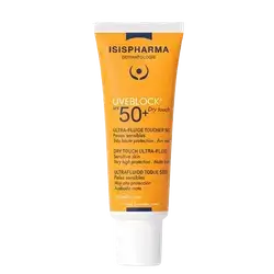 UVEBLOCK SPF50+ Dry Touch Ultra-Fluid for Sensitive skin 40ml _ ISISPHARMA