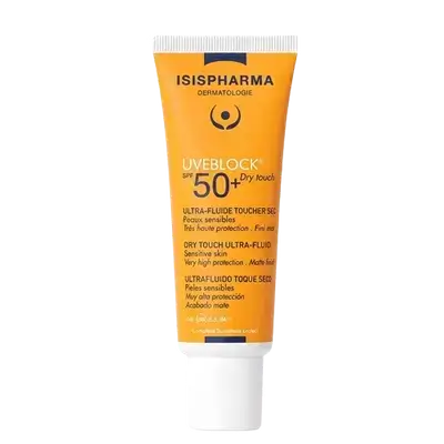 UVEBLOCK SPF50+ Dry Touch Ultra-Fluid for Sensitive skin 40ml _ ISISPHARMA