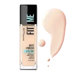 FIT ME Matte + Poreless 12H Foundation Normal To Oily Skin 112 NATURAL IVORY 30ml _ MAYBELLINE NEW YORK