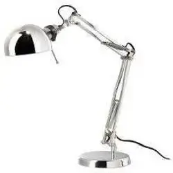 Silver Reading Table Lamp