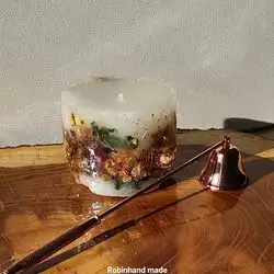 Scented Rose Candles With Candle Snuffer