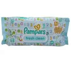 Pampars fresh clean 64 wipes