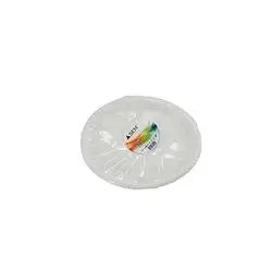 Sem Disposable Oval White Plate 33 Cm 10 Pcs