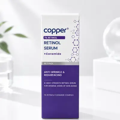 copper 1% retinol serum