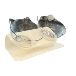 Plastic Double Pet Bowl