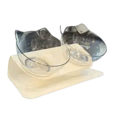 Plastic Double Pet Bowl