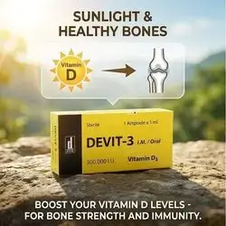 DEVIT-3 I.M. / oral Vitamin D3 300.000 I.U. (1 Ampoule x 1 ml)