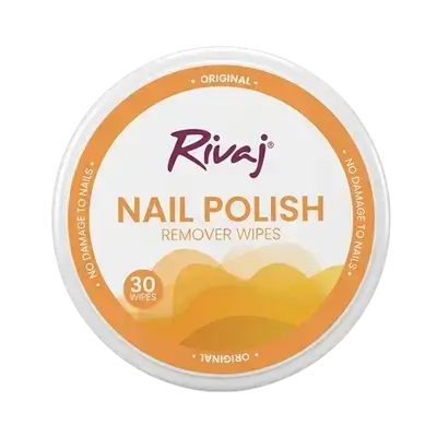 Nail Polish Remover Wipes Original 30Pcs _ Rivaj