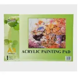 Acrylic Painting Pad A3 Size, 300gsm 10 Sheets