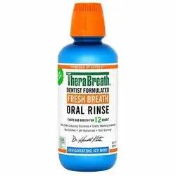 TheraBreath Oral Rinse Icy Mint 473ml
