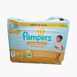 Pampers Aloe Vera Diapers No. 7 * 35 Count