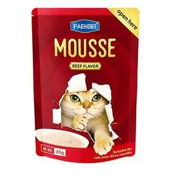 Faenbei Mousse Cat Food Pouch - Beef